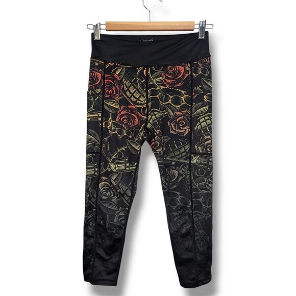 CVG Constantly Varied Gear Weapons Rose Leggings Womens Size XS Black Ombre - Picture 1 of 6